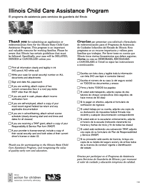 Illinois Child Care Assistance Program Redetermination Form