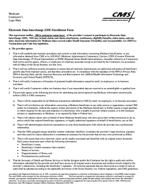 Medicare EDI Enrollment Agreement