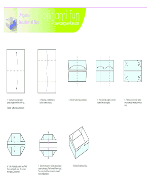 Fillable Online origami-traditional-box-print Fax Email Print - pdfFiller