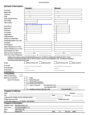 US Federal Tax Return Form 1040