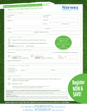 Fillable Online Norwex Australia &amp; New Zeal Fax Email Print - pdfFiller