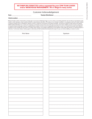 Sam's Club Alcohol Sample Waiver