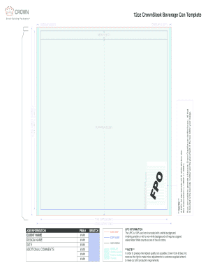 Print Design Specification Form
