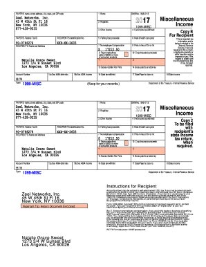 IRS Form 1099-MISC