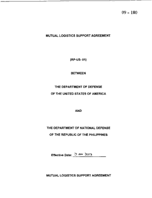 mutual logistics support agreement - US Department of State - state