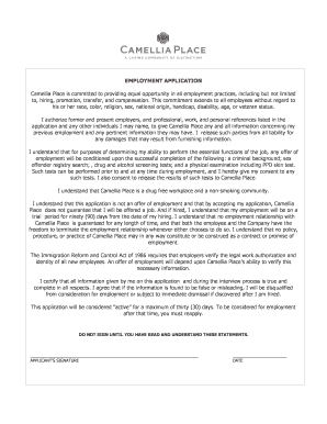 Employment Application