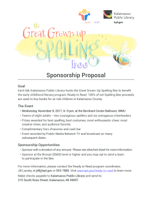 Sponsorship Proposal