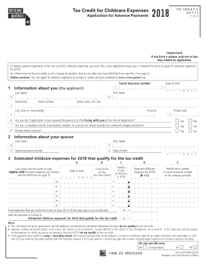 Crédit d'impôt pour frais de garde d'enfants