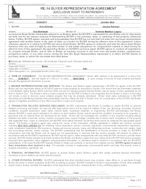 Idaho Buyer Representation Agreement