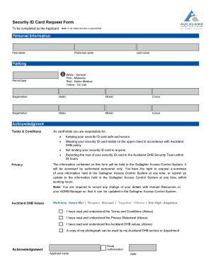 Id Card Template Word