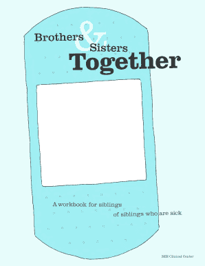 Sibling Workbook for Serious Illness