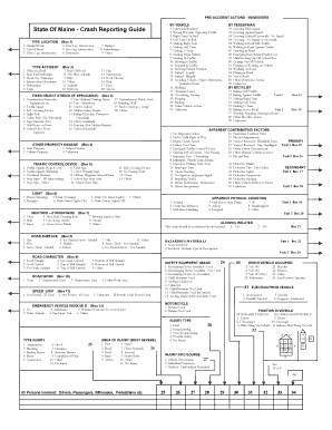 Maine Crash Reporting Guide
