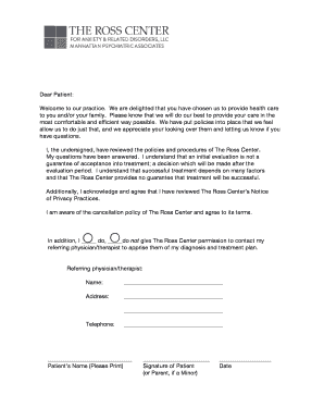 Patient Consent and Privacy Notice