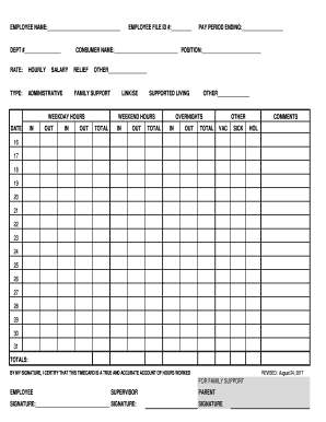 Employee Timecard