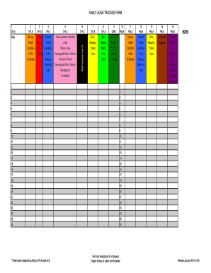 Family Leave Tracking Form