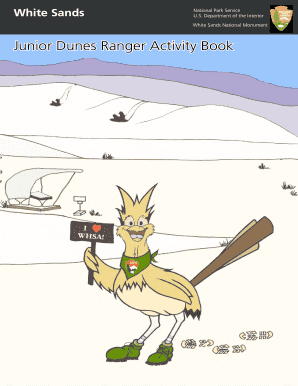 Junior Dunes Ranger Activity Book