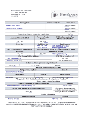 Florida Real Estate Purchase Agreement