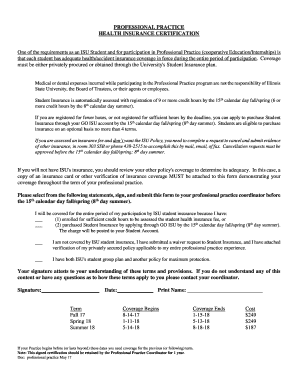 Health Insurance Certification for Professional Practice