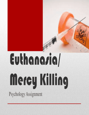 Fillable Online Euthanasia/ Fax Email Print - pdfFiller