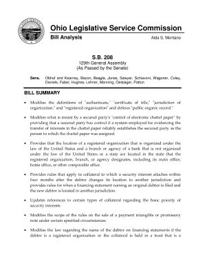 Fillable Online SB 208 Fax Email Print - pdfFiller