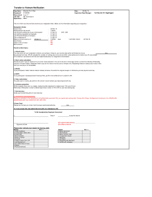 Vietnam Employee Resignation Notification