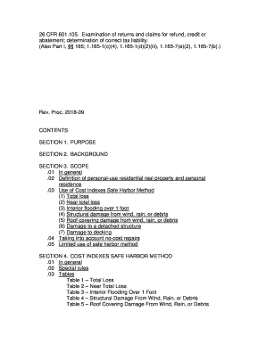 IRS Revenue Procedure 2018-09