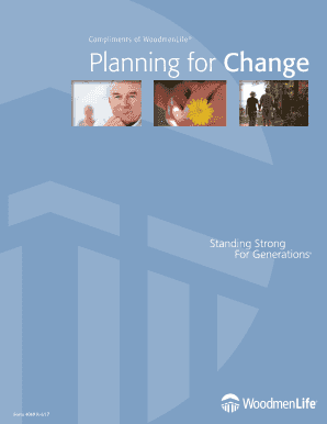 WoodmenLife Planning for Change Booklet