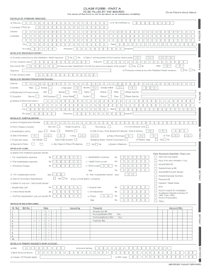 Health Insurance Claim Form