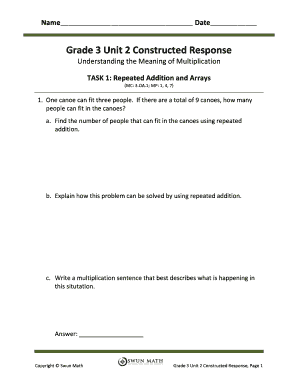 Grade 3 Multiplication Worksheet