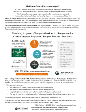 Sales Playbook Diagnostic Tool