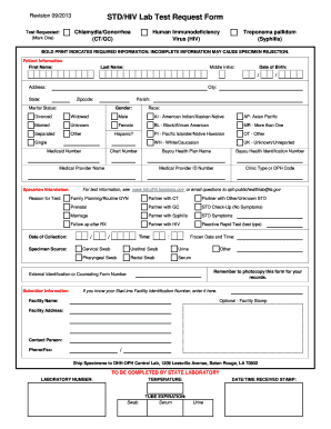 Fillable Online Test Requested: Fax Email Print - pdfFiller
