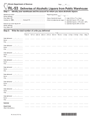 Illinois RL-53 Form