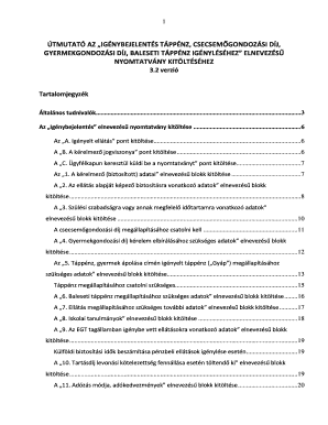 Hungarian Benefit Claim Form