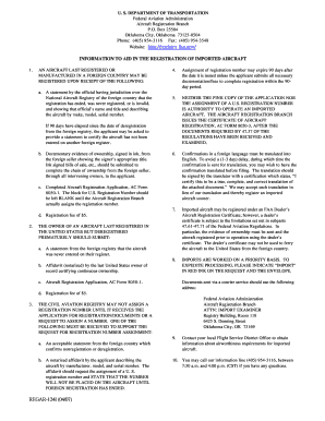 Aircraft Registration Application