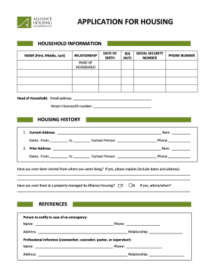 Application for Housing
