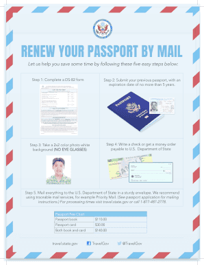 US Passport Renewal Application Form DS-82