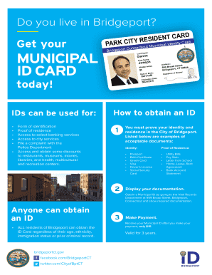 Bridgeport Municipal ID Card