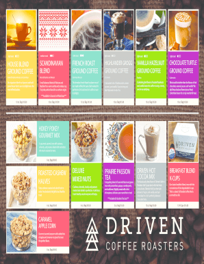 Coffee Order Form