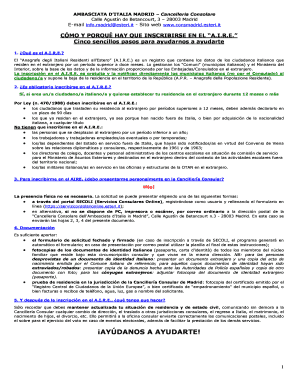 Modulo di Iscrizione A.I.R.E.