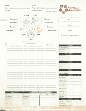 Hoja de Personaje L5R