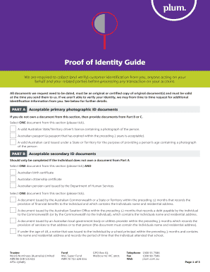 Proof of Identity Guide