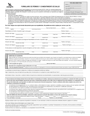 Formulario de Permiso y Consentimiento de Salud