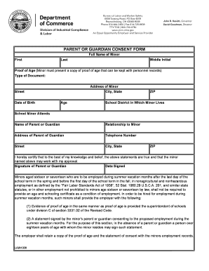 Parent or Guardian Consent Form