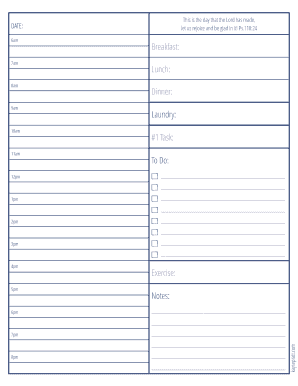 Daily Planner and Budget Tracker