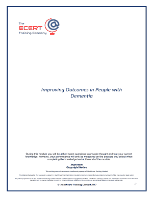 Dementia Care Training Manual