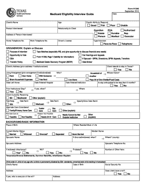 Medicaid Eligibility Interview Guide