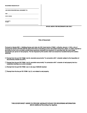 California Recording Request Form