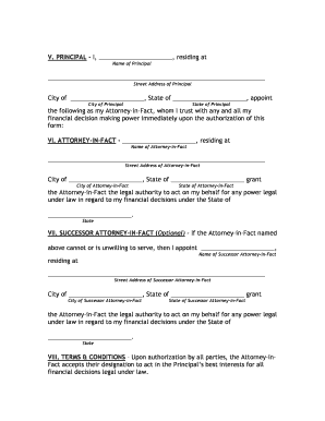 Kansas General Power of Attorney Form