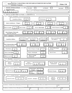 Ficha Cadastral de Estabelecimento de Saúde