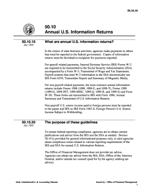 US Annual Information Returns Guide
